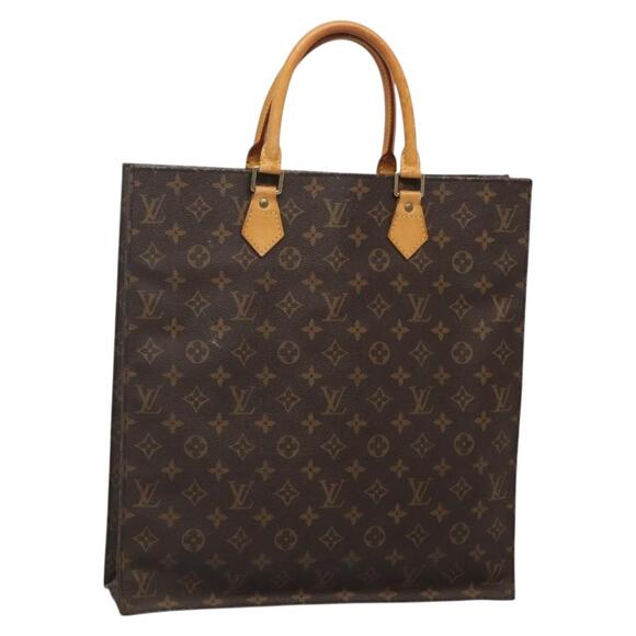 LOUIS VUITTON Monogram Sac Plat Hand Bag M51140 - Picture 1 of 16